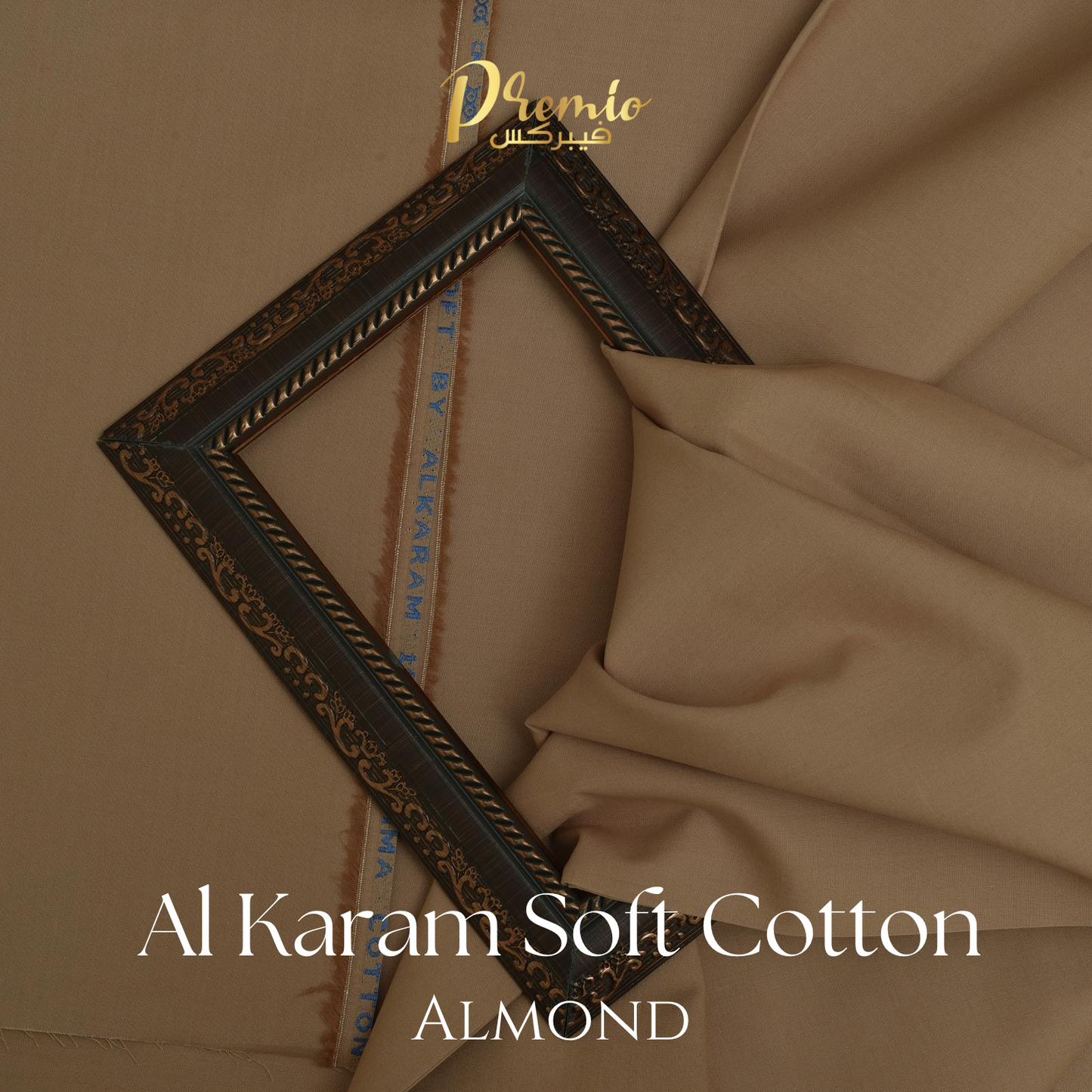 Al Karam Soft Cotton Color Almond